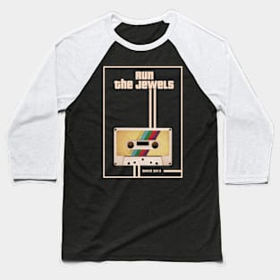 Run the Jewels Music Retro Cassette Tape Baseball T-Shirt